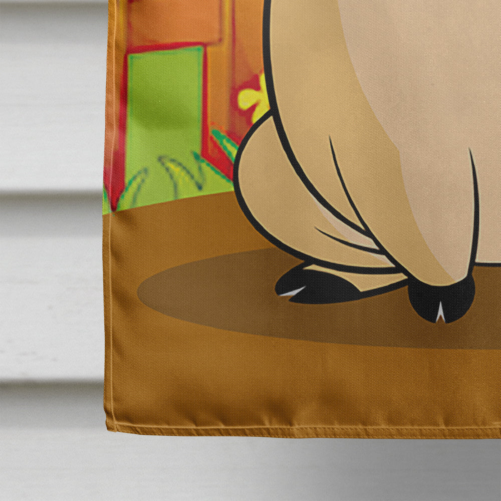 The Pig House Flag 28x40 Porch Sleeve Pole Decorative Outside Yard Banner Artwork Wall Hanging, Polyester