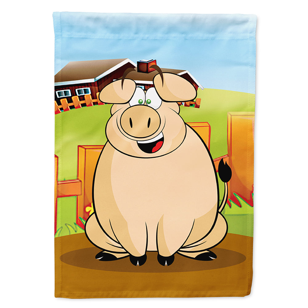 The Pig House Flag 28x40 Porch Sleeve Pole Decorative Outside Yard Banner Artwork Wall Hanging, Polyester