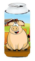 The Pig Tall Boy Hugger Can Cooler Sleeve Machine Washable Drink Collapsible Insulator Beverage Insulated Holder