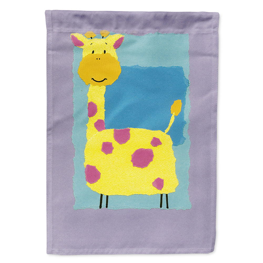 Giraffe House Flag 28x40 Porch Sleeve Pole Decorative Outside Yard Banner Artwork Wall Hanging, Polyester