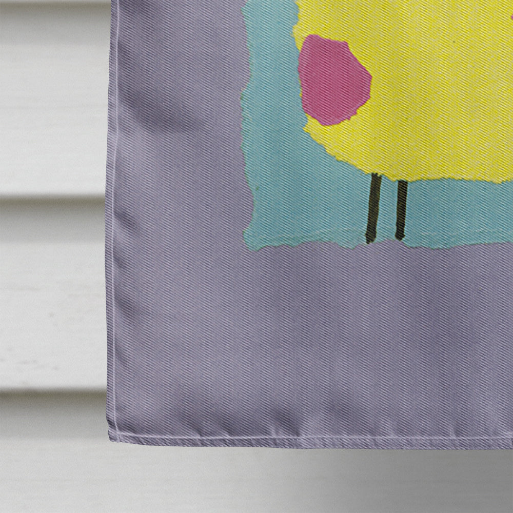 Giraffe House Flag 28x40 Porch Sleeve Pole Decorative Outside Yard Banner Artwork Wall Hanging, Polyester