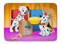 Dalmatians Snack Time Memory Foam Kitchen Mat Machine Washable Anti-Fatigue Cushion Comfort Bath or Kitchen Rug