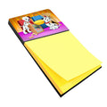 Dalmatians Snack Time Watercolor Sticky Note Holder Refillable Dispenser Desk Accessory 3x3 Pad Gift