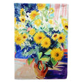 Sunflowers by Roy Avis House Flag 28x40 Porch Sleeve Pole Decorative Outside Yard Banner Artwork Wall Hanging, Polyester