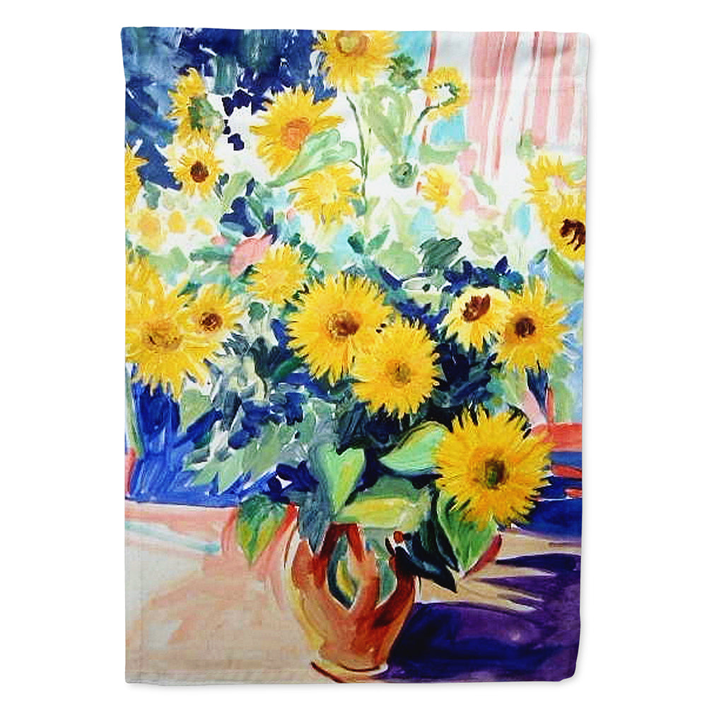 Sunflowers by Roy Avis House Flag 28x40 Porch Sleeve Pole Decorative Outside Yard Banner Artwork Wall Hanging, Polyester