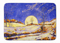 Winter Moonrise by Roy Avis Memory Foam Kitchen Mat Machine Washable Anti-Fatigue Cushion Comfort Bath or Kitchen Rug
