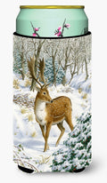 Fallow Buck Deer Tall Boy Hugger Can Cooler Sleeve Machine Washable Drink Collapsible Insulator Beverage Insulated Holder
