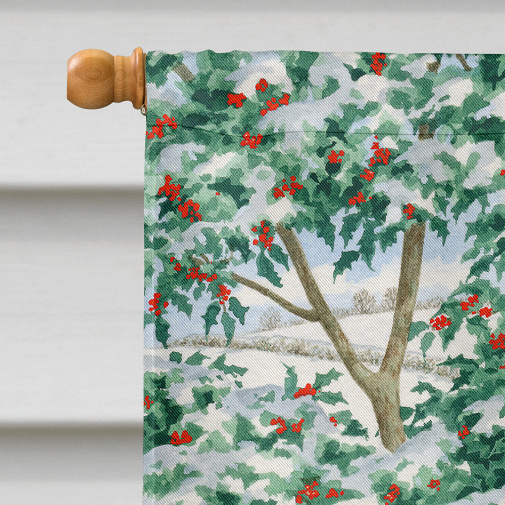 Geese  House Flag 28x40 Porch Sleeve Pole Decorative Outside Yard Banner Artwork Wall Hanging, Polyester
