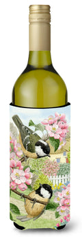 Coal Tits Wine Bottle Hugger Gift Sleeve for Standard 750 ml Bottles, Insulated Reusable Also Fits Mini Shot & Pint Bottles