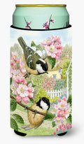 Coal Tits Tall Boy Hugger Can Cooler Sleeve Machine Washable Drink Collapsible Insulator Beverage Insulated Holder