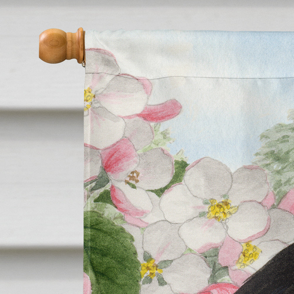 Woodpecker  House Flag 28x40 Porch Sleeve Pole Decorative Outside Yard Banner Artwork Wall Hanging, Polyester