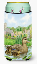 Mallard Duck Tall Boy Hugger Can Cooler Sleeve Machine Washable Drink Collapsible Insulator Beverage Insulated Holder