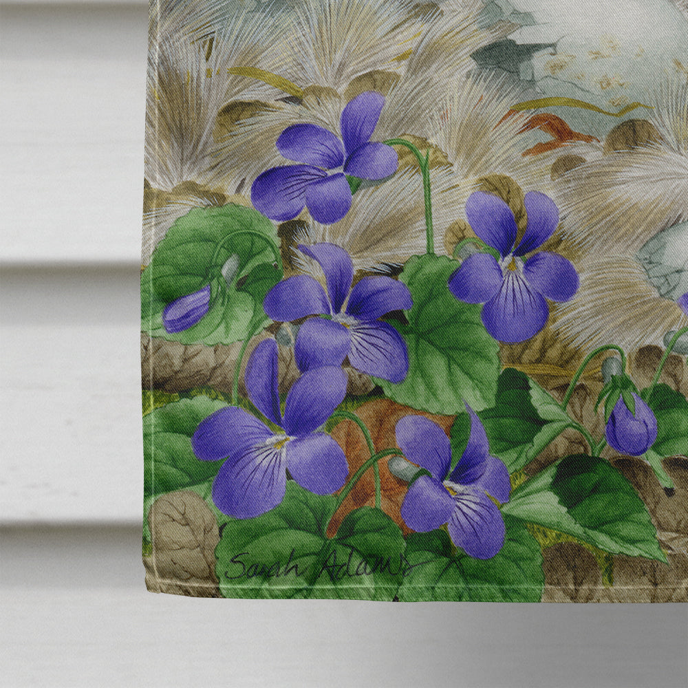 Mallard Duck Chicks House Flag 28x40 Porch Sleeve Pole Decorative Outside Yard Banner Artwork Wall Hanging, Polyester