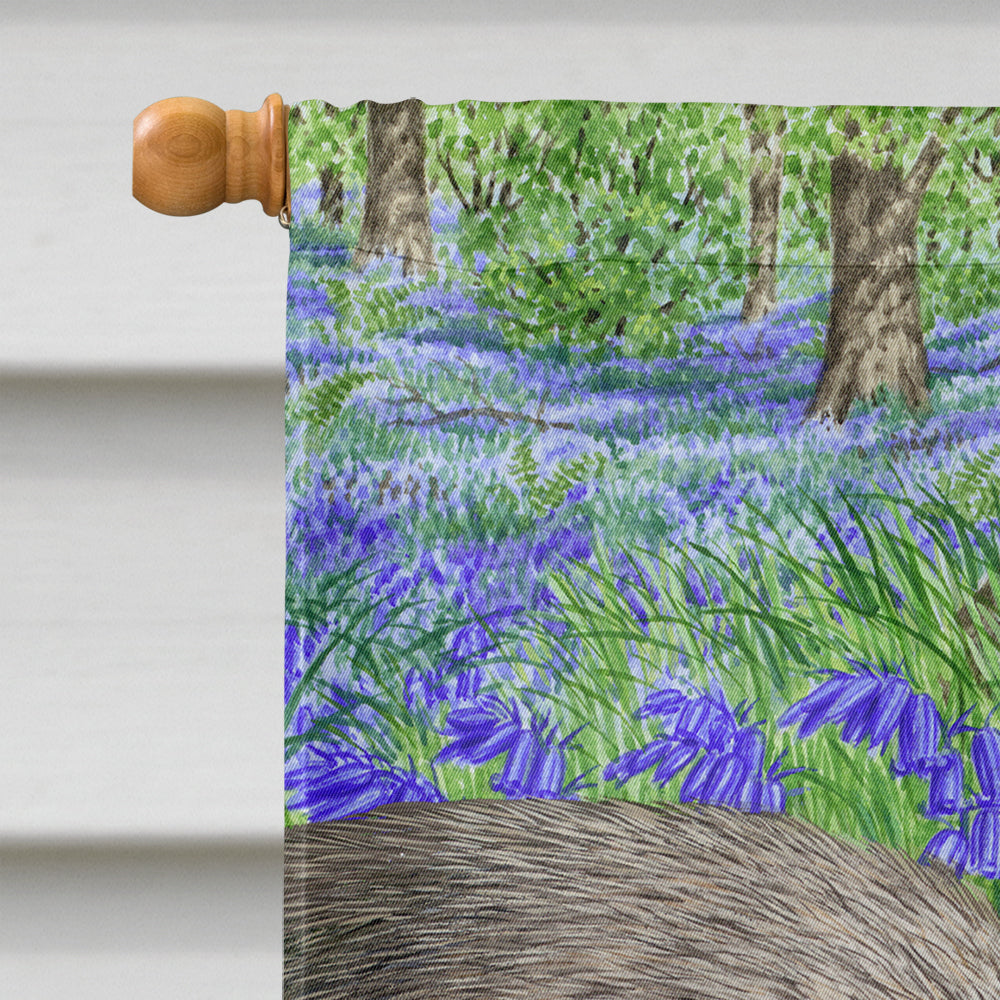 Badgers House Flag 28x40 Porch Sleeve Pole Decorative Outside Yard Banner Artwork Wall Hanging, Polyester