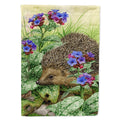 Hedgehog House Flag 28x40 Porch Sleeve Pole Decorative Outside Yard Banner Artwork Wall Hanging, Polyester