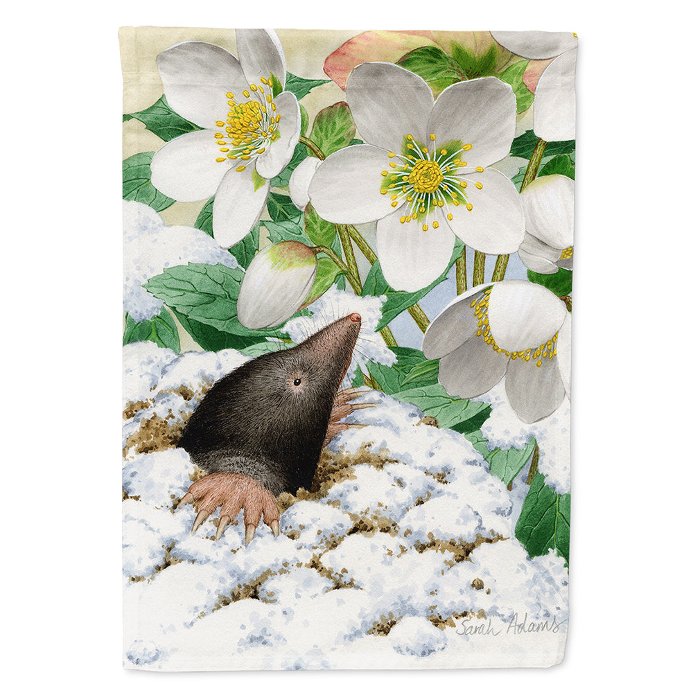 Mole House Flag 28x40 Porch Sleeve Pole Decorative Outside Yard Banner Artwork Wall Hanging, Polyester