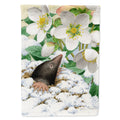 Mole House Flag 28x40 Porch Sleeve Pole Decorative Outside Yard Banner Artwork Wall Hanging, Polyester