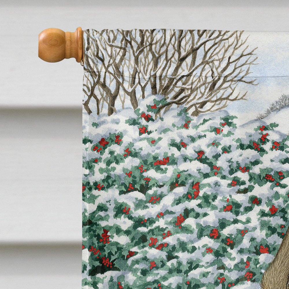 Rabbits House Flag 28x40 Porch Sleeve Pole Decorative Outside Yard Banner Artwork Wall Hanging, Polyester