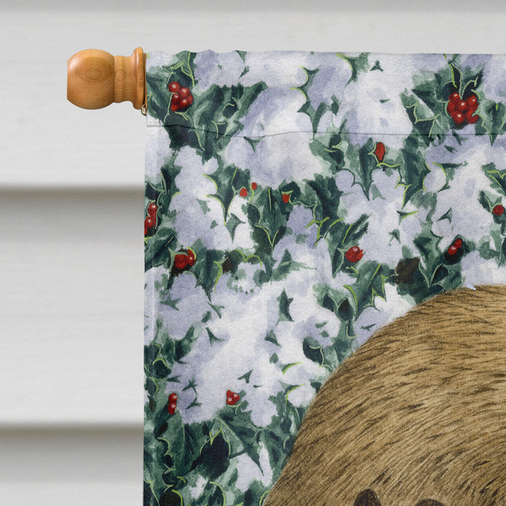 Rabbit searching for Grass in the Snow House Flag 28x40 Porch Sleeve Pole Decorative Outside Yard Banner Artwork Wall Hanging, Polyester
