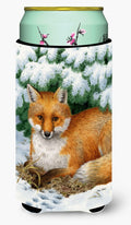 Fox Tall Boy Hugger Can Cooler Sleeve Machine Washable Drink Collapsible Insulator Beverage Insulated Holder