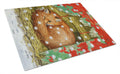 Fox Sleeping in the Snow Cutting Board Tempered Glass Kitchen Cutting Surface, Heat Resistant Chopping, Non-Slip Feet, Food Prep & Serving