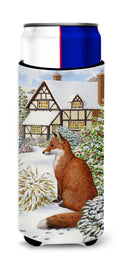 Fox by the Cottage Slim Can Hugger , Insulated Foam Hugger for 12 oz Slim Cans, Beer Bottles & Water Bottles, Printed in USA