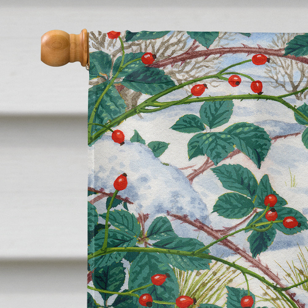 Otter House Flag 28x40 Porch Sleeve Pole Decorative Outside Yard Banner Artwork Wall Hanging, Polyester