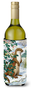 Otter Wine Bottle Hugger Gift Sleeve for Standard 750 ml Bottles, Insulated Reusable Also Fits Mini Shot & Pint Bottles