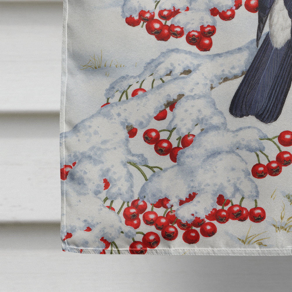 Eurasian Bullfinch House Flag 28x40 Porch Sleeve Pole Decorative Outside Yard Banner Artwork Wall Hanging, Polyester