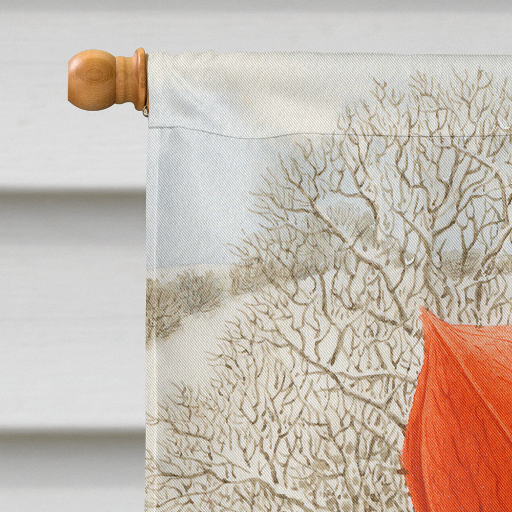 European Goldfinch House Flag 28x40 Porch Sleeve Pole Decorative Outside Yard Banner Artwork Wall Hanging, Polyester