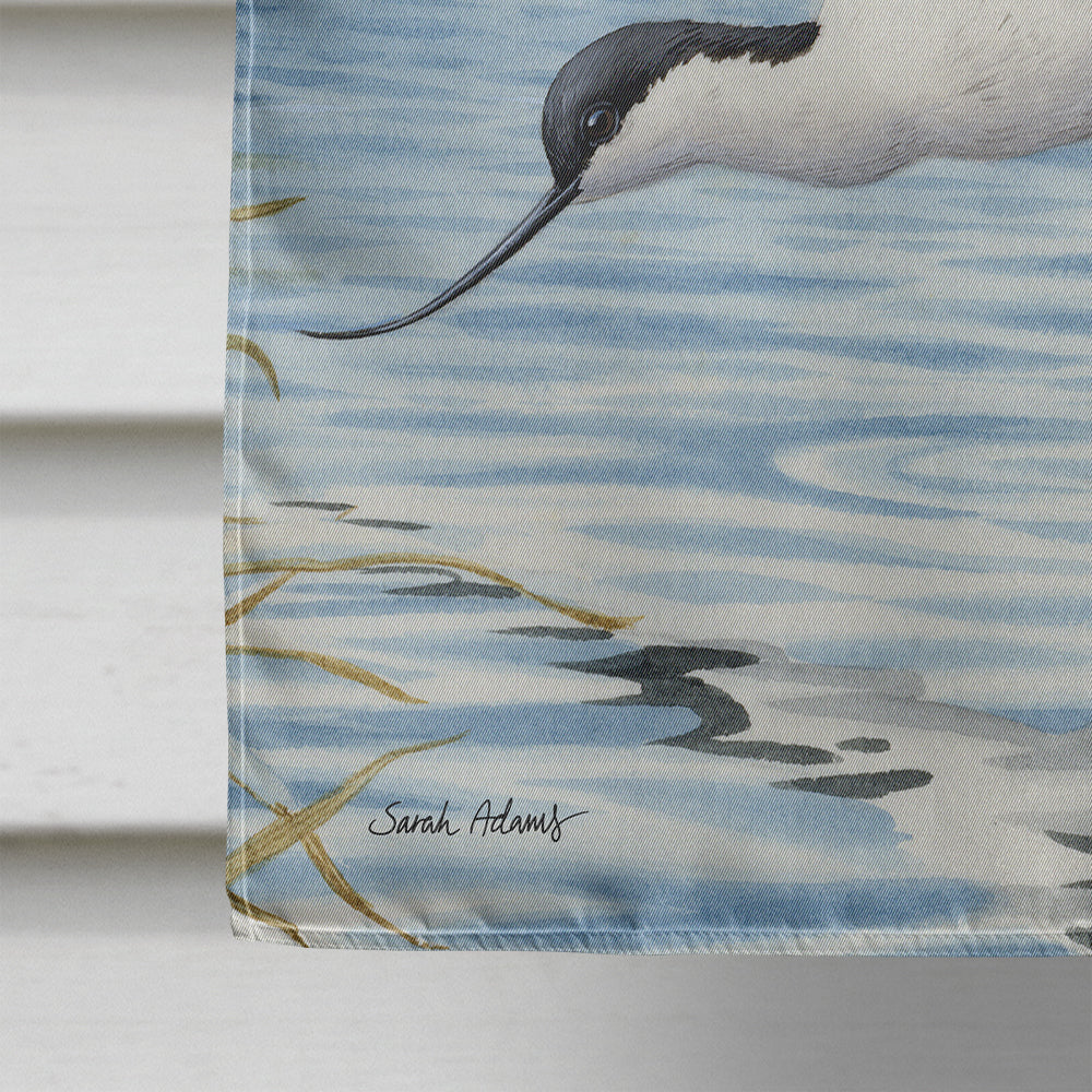 Avocets House Flag 28x40 Porch Sleeve Pole Decorative Outside Yard Banner Artwork Wall Hanging, Polyester