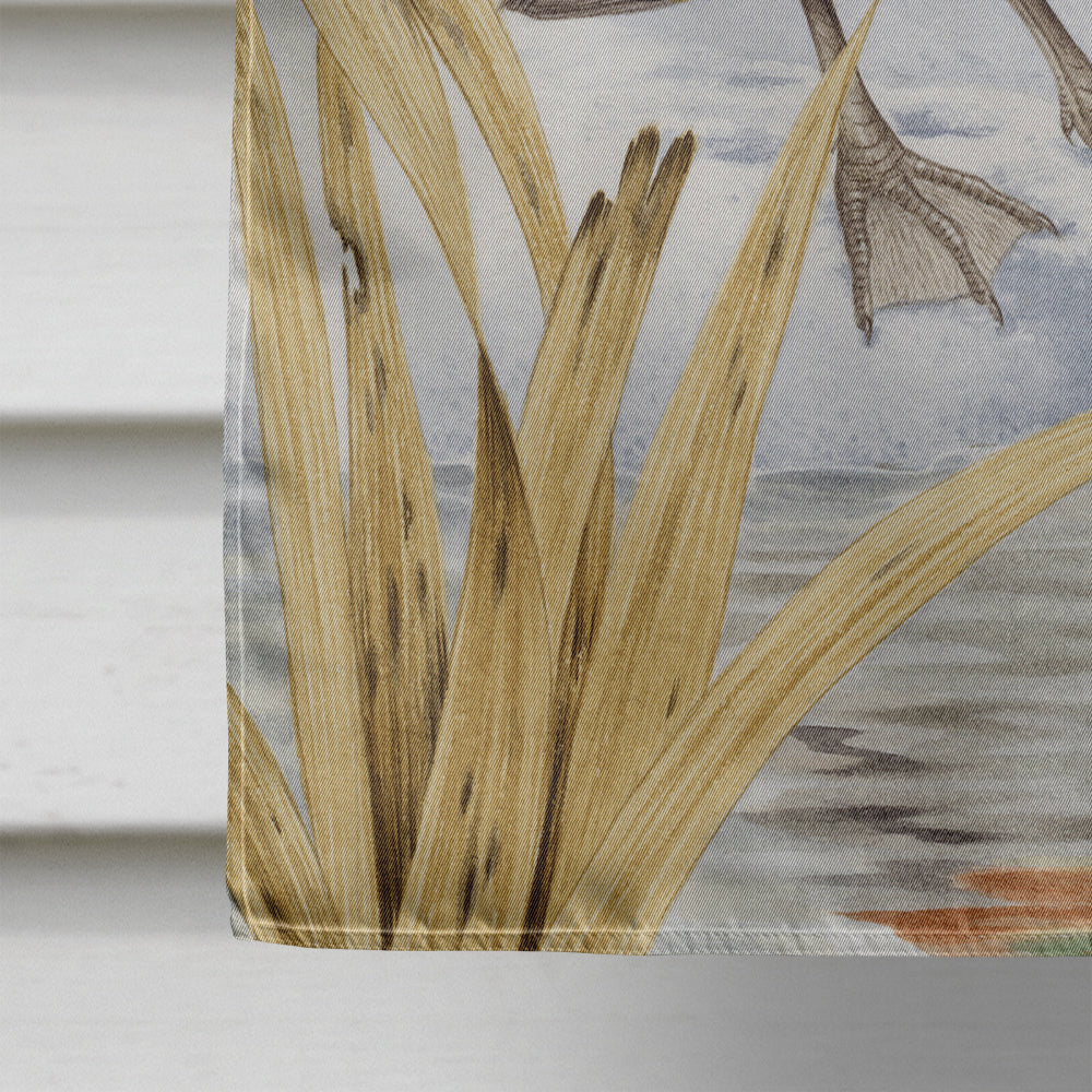Eurasian Teal Duck House Flag 28x40 Porch Sleeve Pole Decorative Outside Yard Banner Artwork Wall Hanging, Polyester