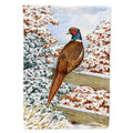 Pheasant House Flag 28x40 Porch Sleeve Pole Decorative Outside Yard Banner Artwork Wall Hanging, Polyester