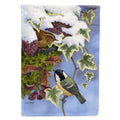 Coal Tit & Wren House Flag 28x40 Porch Sleeve Pole Decorative Outside Yard Banner Artwork Wall Hanging, Polyester