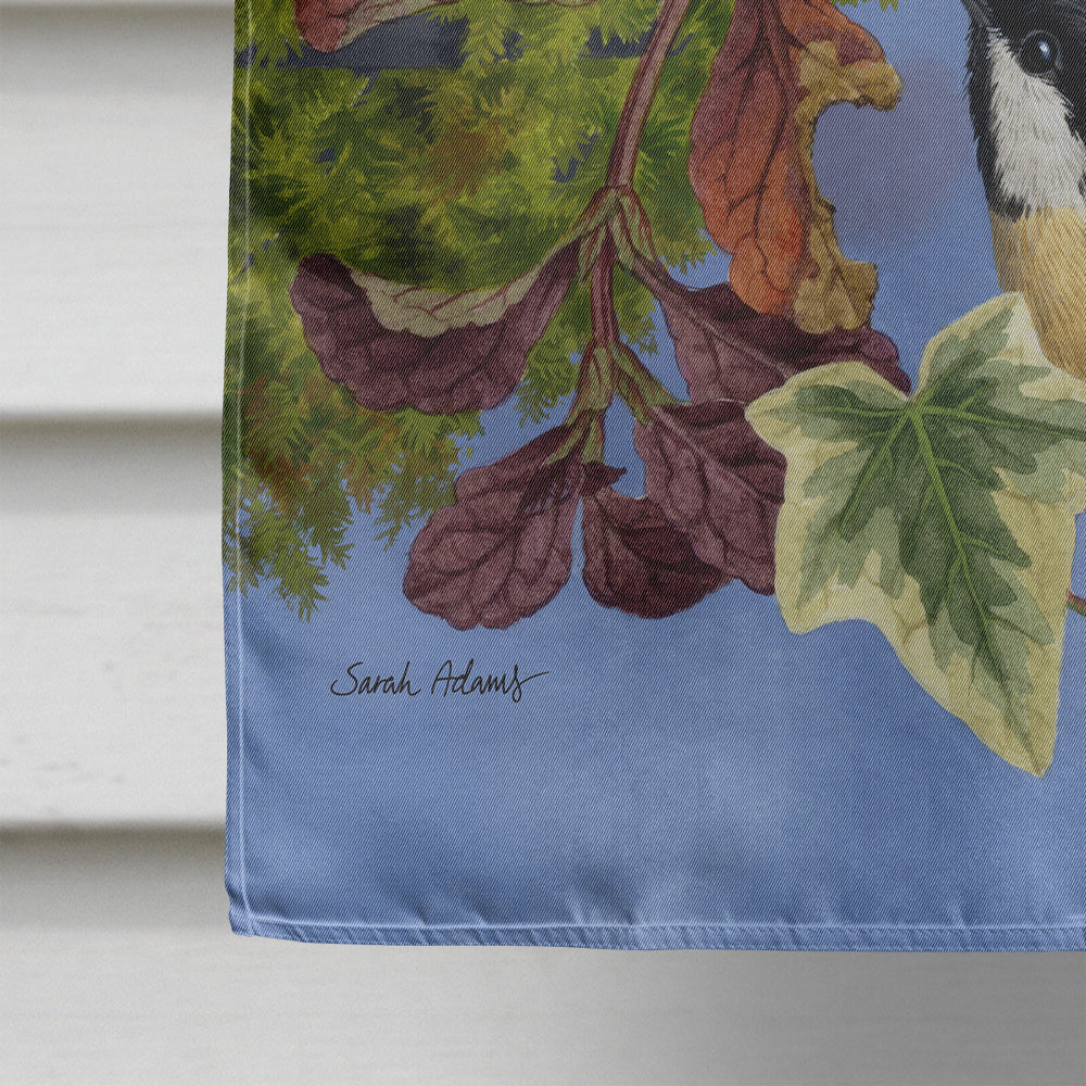 Coal Tit & Wren House Flag 28x40 Porch Sleeve Pole Decorative Outside Yard Banner Artwork Wall Hanging, Polyester