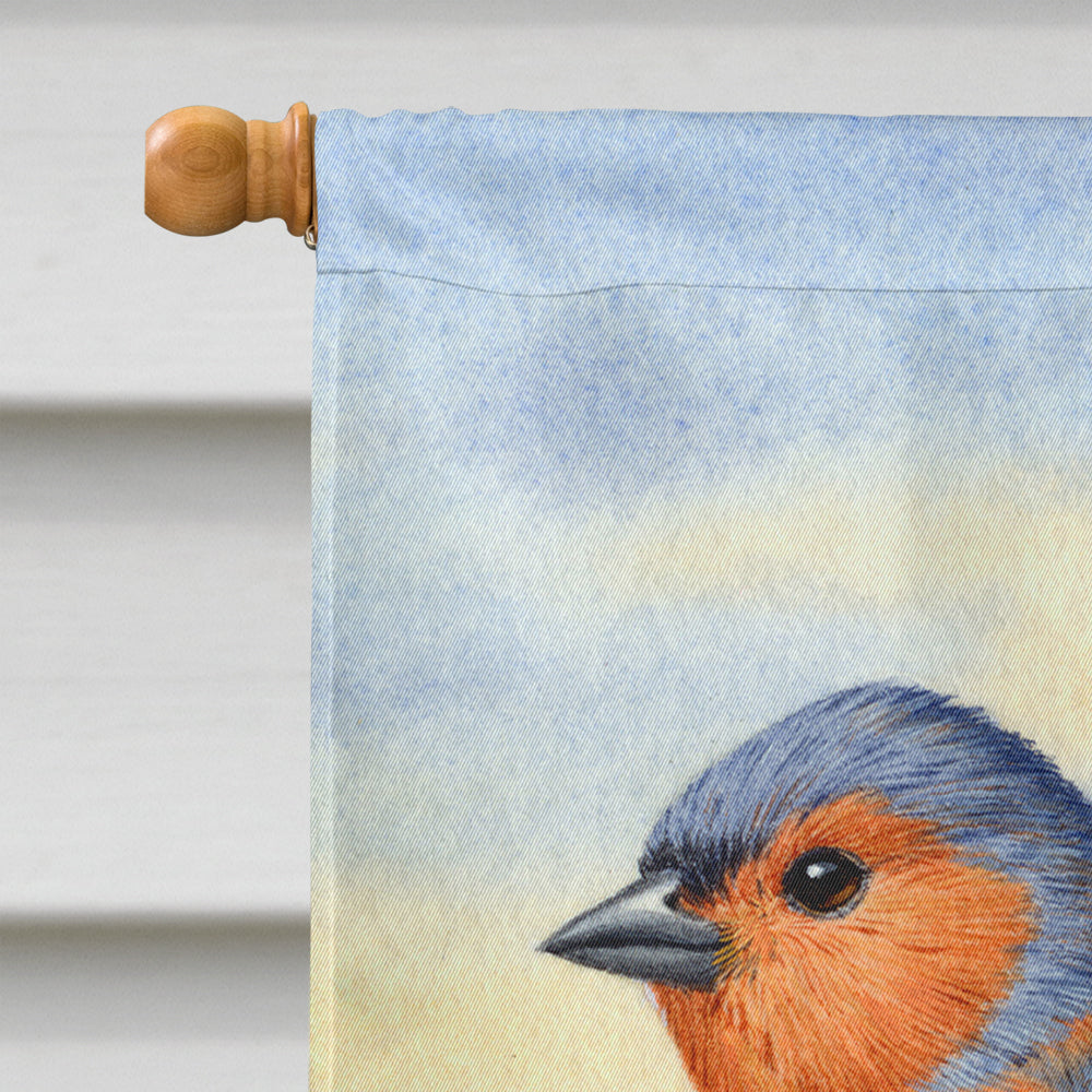 Eurasian Bullfinch House Flag 28x40 Porch Sleeve Pole Decorative Outside Yard Banner Artwork Wall Hanging, Polyester