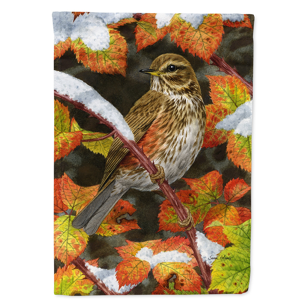 Redwing House Flag 28x40 Porch Sleeve Pole Decorative Outside Yard Banner Artwork Wall Hanging, Polyester