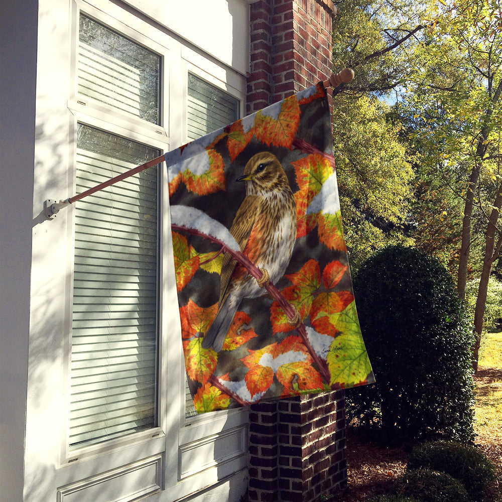 Redwing House Flag 28x40 Porch Sleeve Pole Decorative Outside Yard Banner Artwork Wall Hanging, Polyester