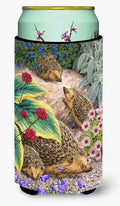 Hedgehogs Tall Boy Hugger Can Cooler Sleeve Machine Washable Drink Collapsible Insulator Beverage Insulated Holder