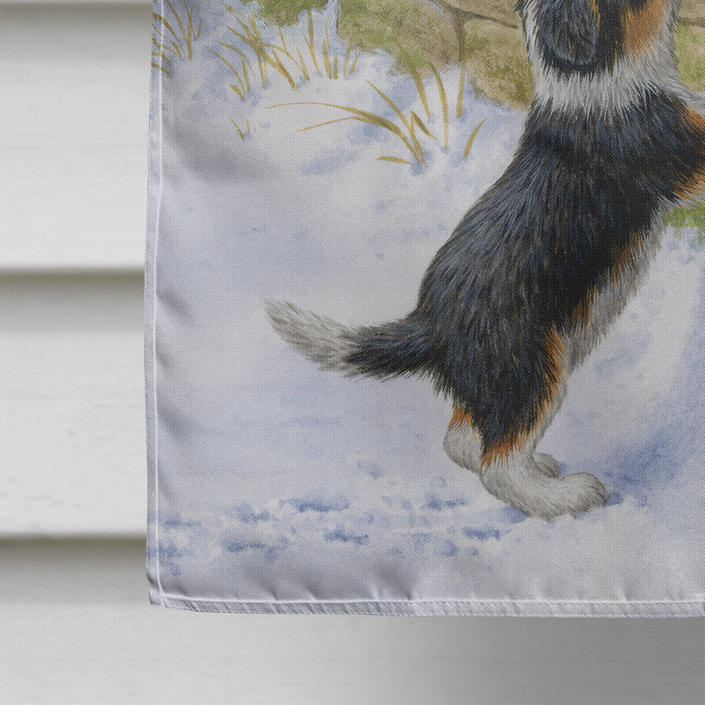Pup & Donkey House Flag 28x40 Porch Sleeve Pole Decorative Outside Yard Banner Artwork Wall Hanging, Polyester
