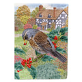Fieldfare House Flag 28x40 Porch Sleeve Pole Decorative Outside Yard Banner Artwork Wall Hanging, Polyester