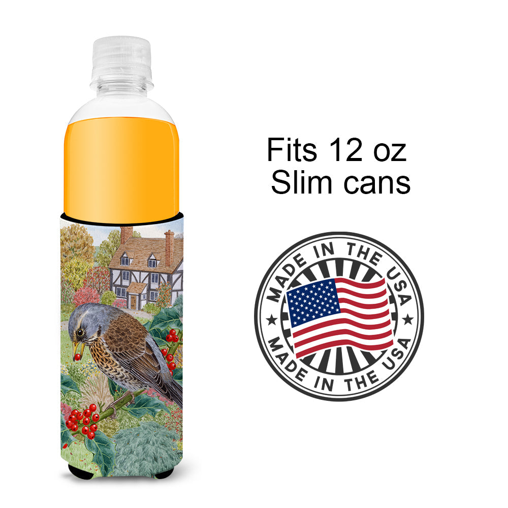 Fieldfare Slim Can Hugger , Insulated Foam Hugger for 12 oz Slim Cans, Beer Bottles & Water Bottles, Printed in USA
