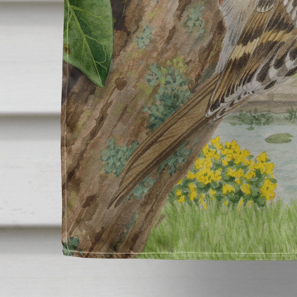 Treecreeper House Flag 28x40 Porch Sleeve Pole Decorative Outside Yard Banner Artwork Wall Hanging, Polyester