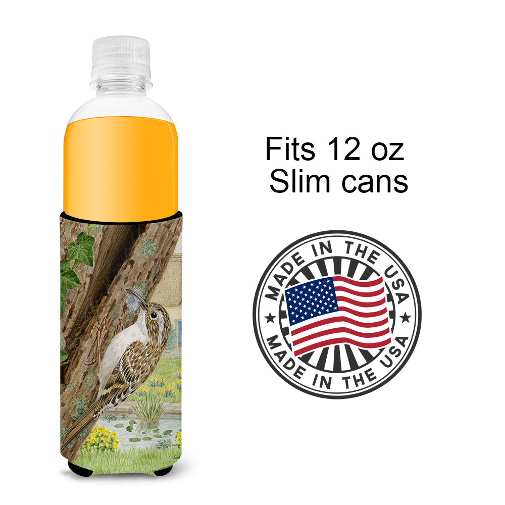 Treecreeper Slim Can Hugger , Insulated Foam Hugger for 12 oz Slim Cans, Beer Bottles & Water Bottles, Printed in USA