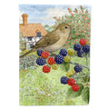 Garden Warbler House Flag 28x40 Porch Sleeve Pole Decorative Outside Yard Banner Artwork Wall Hanging, Polyester