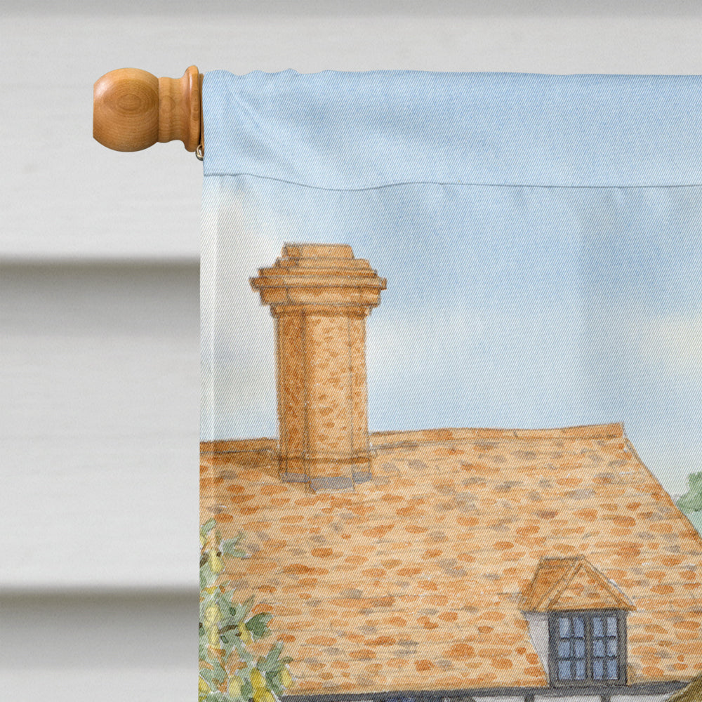 Garden Warbler House Flag 28x40 Porch Sleeve Pole Decorative Outside Yard Banner Artwork Wall Hanging, Polyester