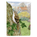 Treecreeper House Flag 28x40 Porch Sleeve Pole Decorative Outside Yard Banner Artwork Wall Hanging, Polyester