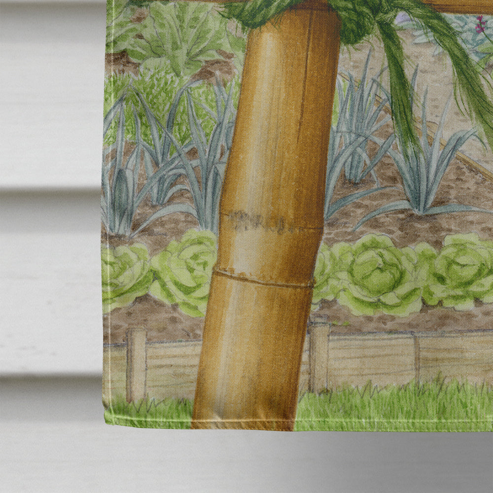 Spotted Flycatcher House Flag 28x40 Porch Sleeve Pole Decorative Outside Yard Banner Artwork Wall Hanging, Polyester