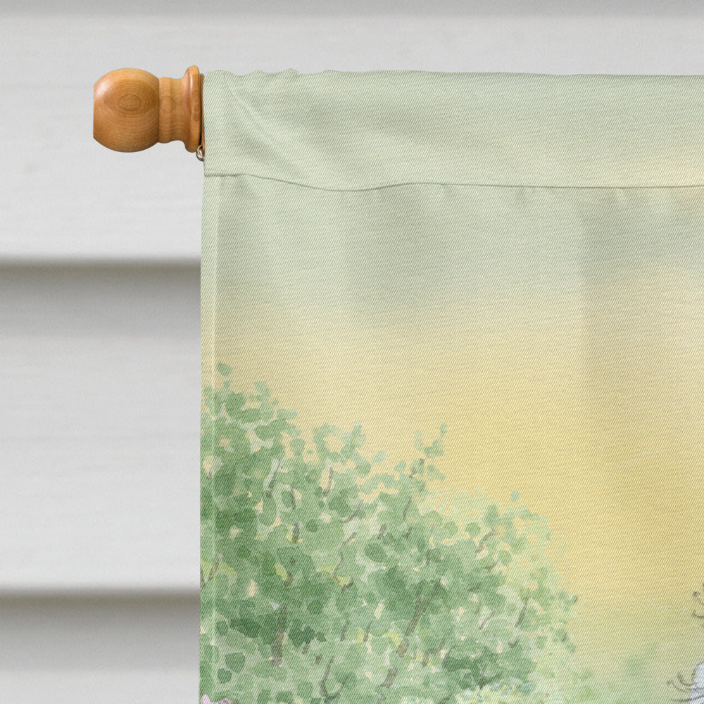 Tawny Owl House Flag 28x40 Porch Sleeve Pole Decorative Outside Yard Banner Artwork Wall Hanging, Polyester