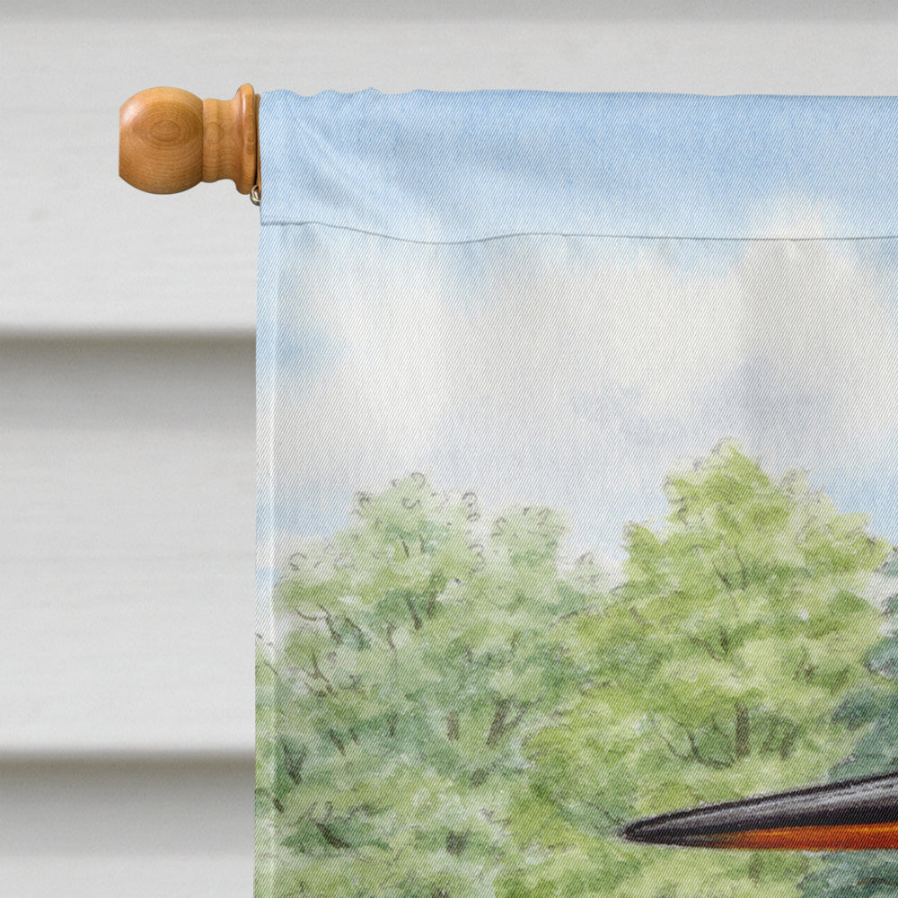 Kingfisher House Flag 28x40 Porch Sleeve Pole Decorative Outside Yard Banner Artwork Wall Hanging, Polyester